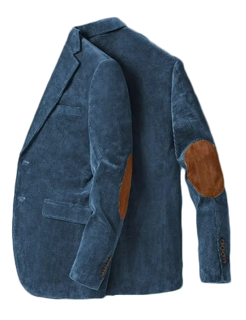 Men's Jacket High-Quality Corduroy Single-Breasted Formal Suit Vintage Business Formal Jacket Men's Trendy Jacket Suit Blazer