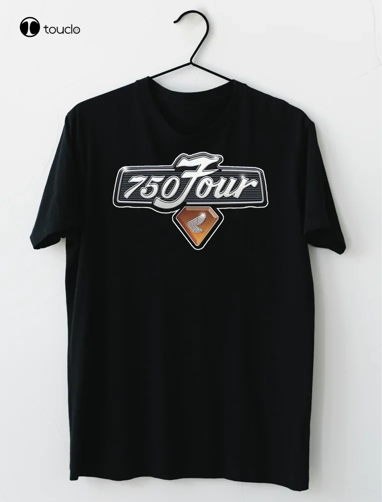 Hon Cb750 Four Motorcycle First Superbike Logo T-Shirt Custom Aldult Teen Unisex Digital Printing Fashion Funny New Xs-5Xl