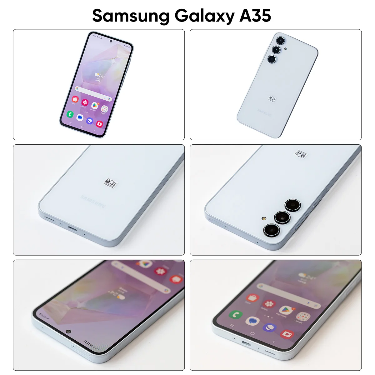 Imagem -02 - Smartphone Samsung Galaxy A35 5g 128gb 256gb Exynos 1380 Android 14 os 6.6in 120hz Display Super Amoled 5000mah Bateria 2024 Novo