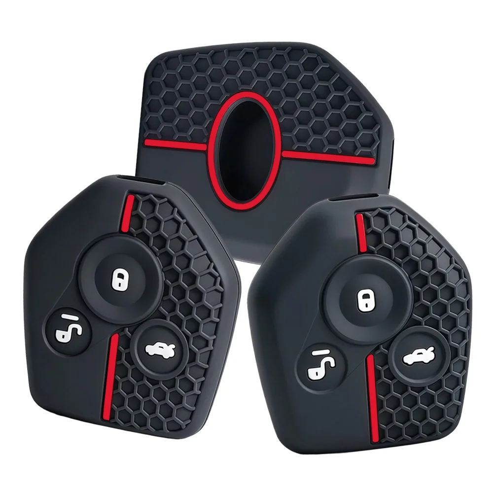 For Subaru Forester Outback Legacy XV Crosstrek Impreza BRZ WRX silicone fixed blade key cover