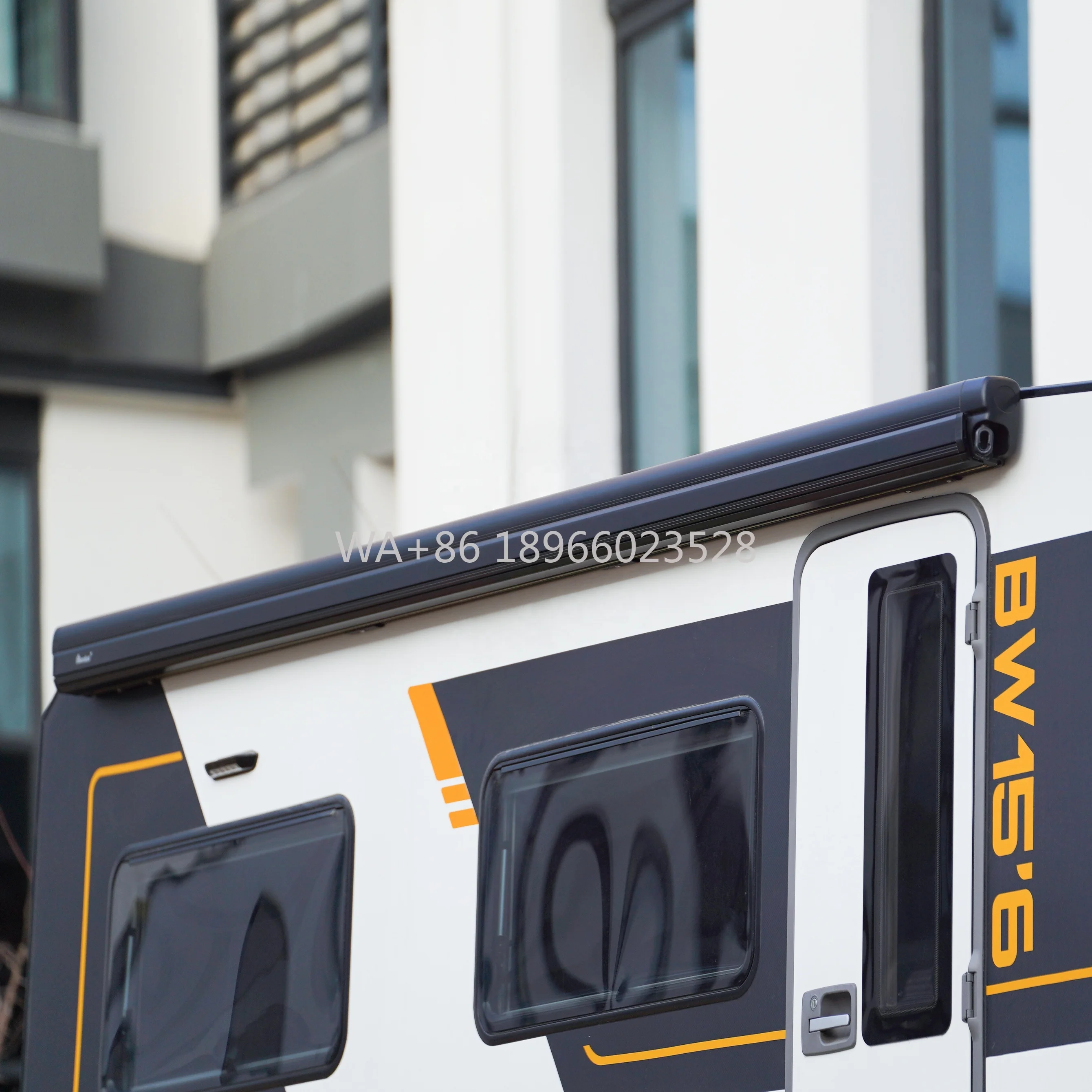 

Тент для автофургона, кемпера, фургона, выдвижной тент для автофургона с ручным управлением, со 100% водонепроницаемой тканью из ПВХ