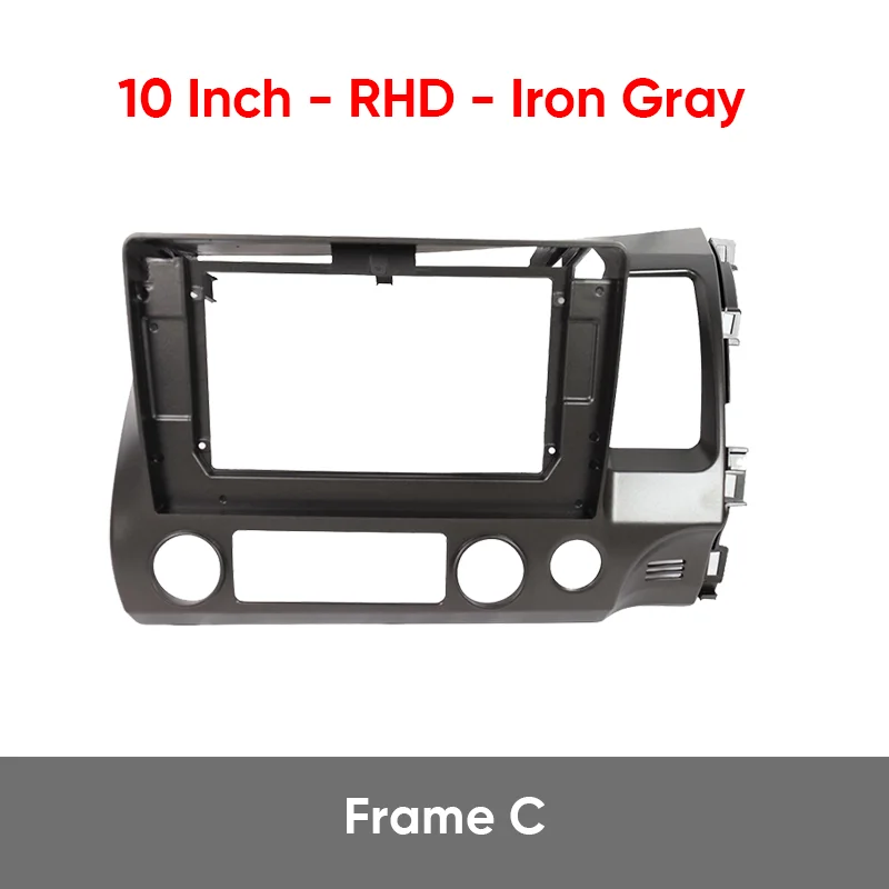 MAMSM For HONDA CIVIC 10INCH 2008 2009 2010 2011 2 Din Car DVD Radio Fascia auto audio Dash Kit Installation Frame Trim Bezel