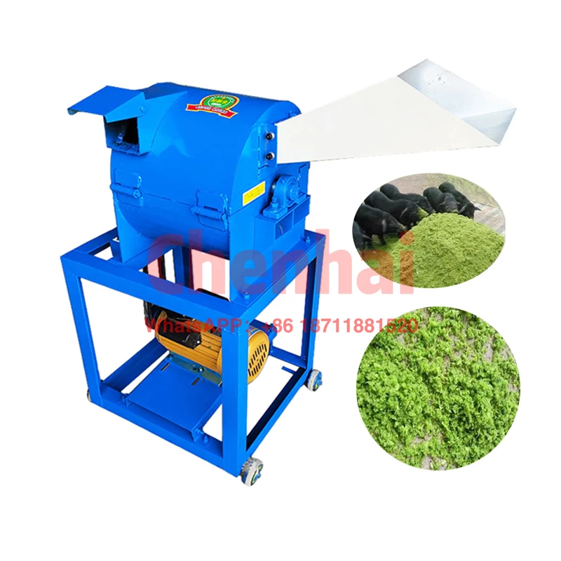 

animals feed grinding machine cattle pig feed grinder cow feed crushing machine grass corn chaff cutter