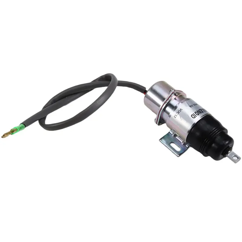 

Подходит для двигателя Isuzu 3KC1 4JG1, совместимый соленоид отключения 12 В-894453341-0 894453-3411 MV1-58