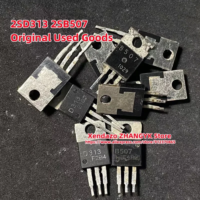 10pcs/lot D313 2SD313  B507 2SB507 TO-220 Power amplifier transistor paired triode