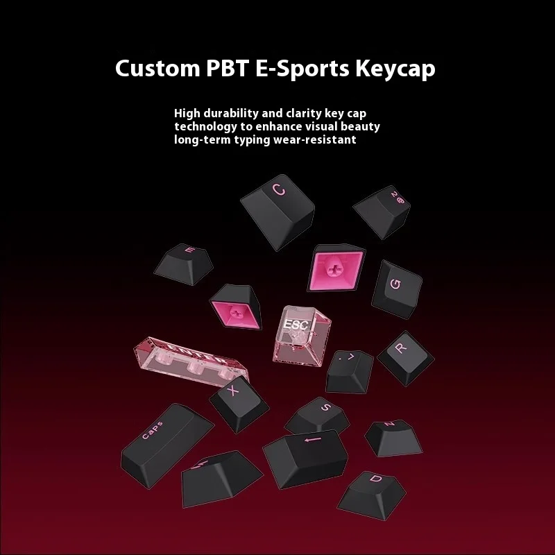 Latenpow Looting63 لوحة المفاتيح الميكانيكية التبديل المغناطيسي RGB RT لوحة مفاتيح الألعاب السلكية واحدة السندات 32K ملحقات ألعاب الكمبيوتر المخصصة