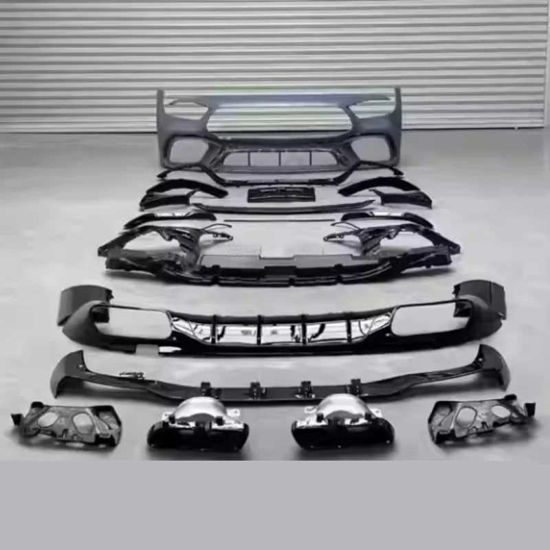 

Передний бампер, задняя губа, хвостовое горло для Mercedes Benz GT50, модифицированный для GT63S, новый стиль, комплект кузова, автомобильные аксессуары