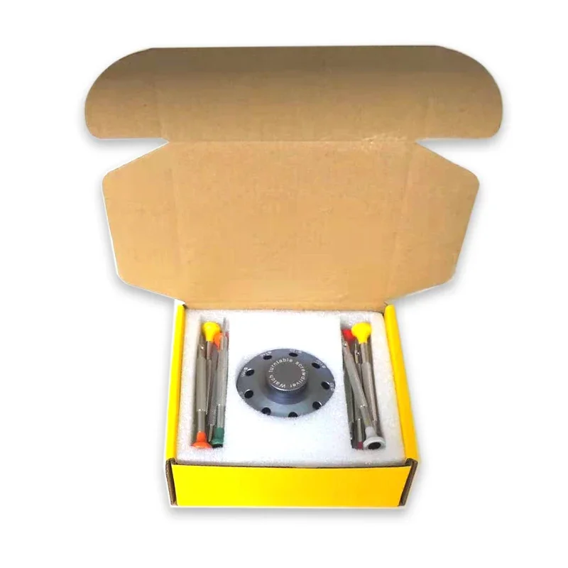 ไขควงความแม่นยําสูงชุด 9 ชิ้นสําหรับช่างซ่อมนาฬิกานาฬิกาซ่อมเครื่องมือ, สแตนเลส, อะไหล่ 9 ชิ้นใบมีด, คุณภาพสูง