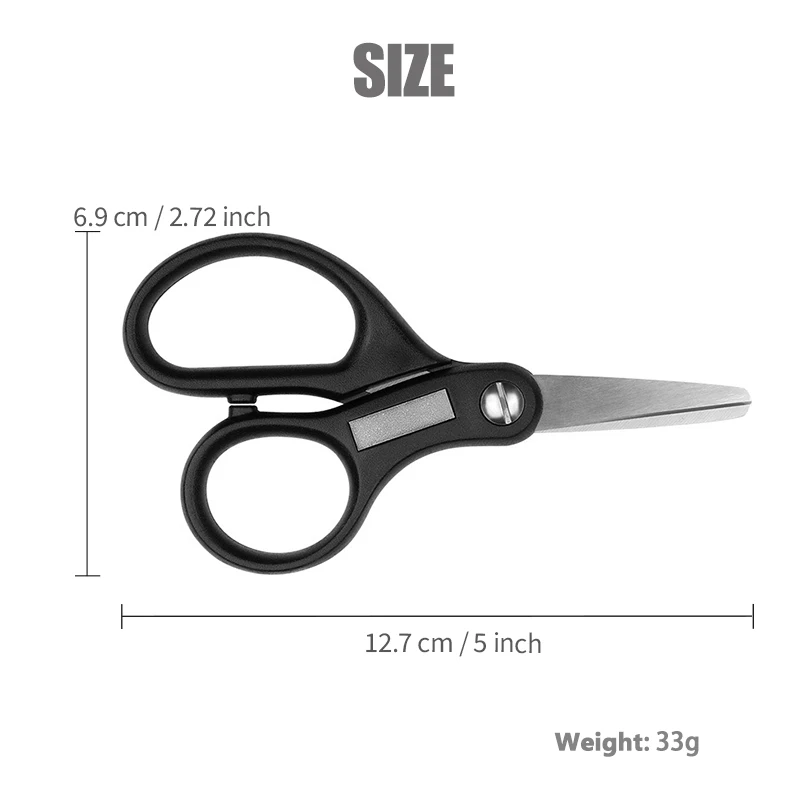 High Quantity Outdoor Fishing Scissors  Stainless Steel Scissors  With Serrated Blade And Rremove Rust And Grind Hook Plate