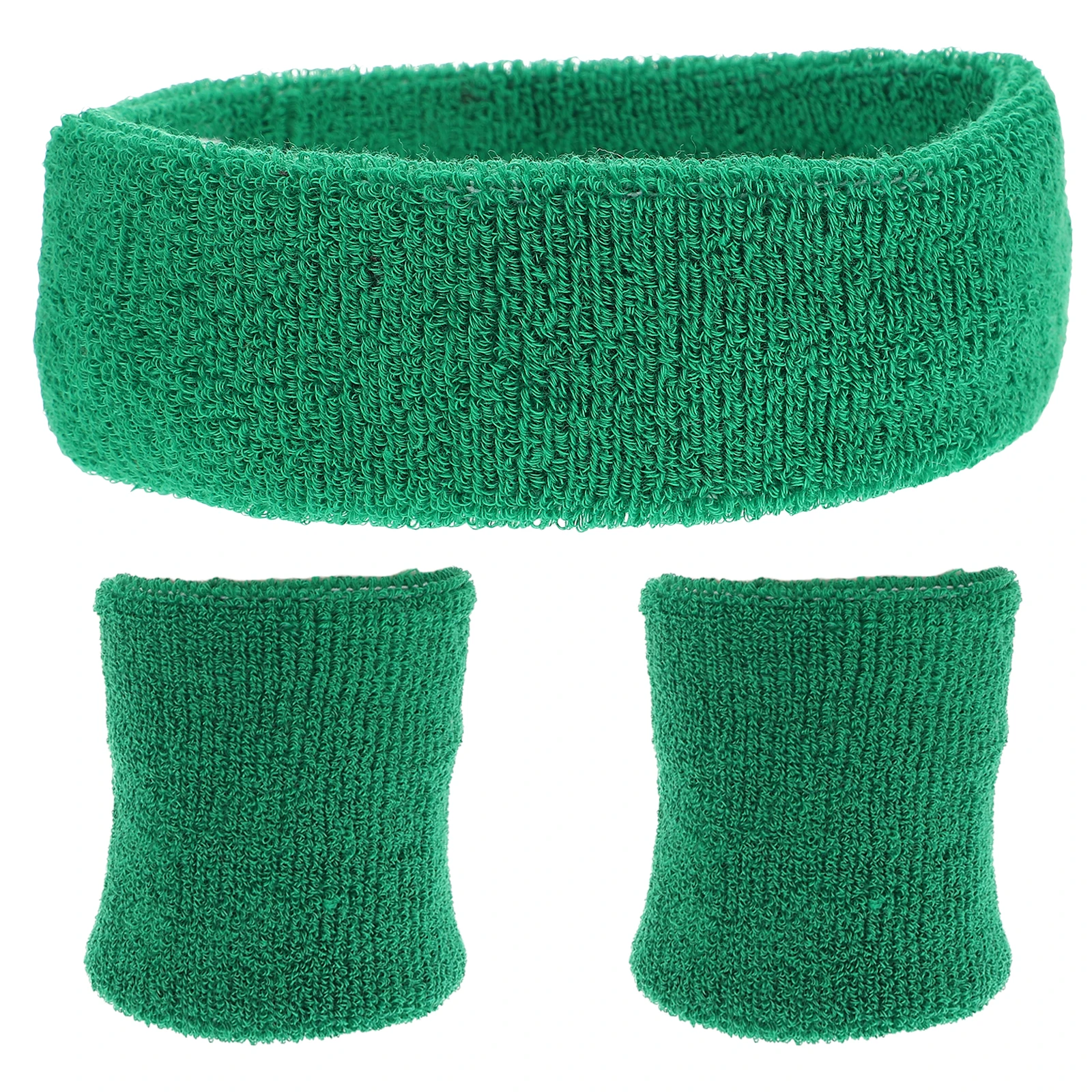 

Sports Headb Wristb Set Cotton Latex Elastic Sweat absorbing Fitness Basketball Tennis Volleyball Yoga Sports Guard Anti sweat B