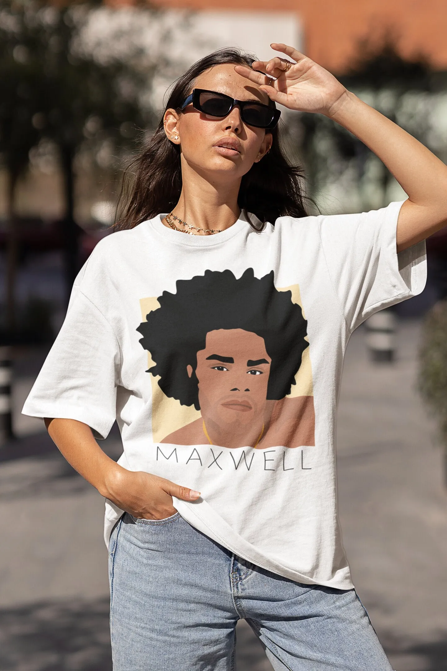 Maxwell T Shirt 90S R B For Concert Rnb Music Lover Summer Festival Oversized 90'S Big