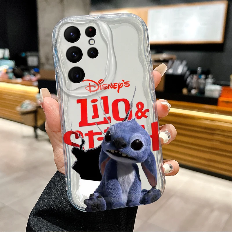 جميل ديزني غرزة ثلاثية الأبعاد قضية الهاتف لسامسونج غالاكسي S25 S24 الترا S23 S22 S21 S20 زائد FE A56 A36 A26 للصدمات غطاء كامل #2