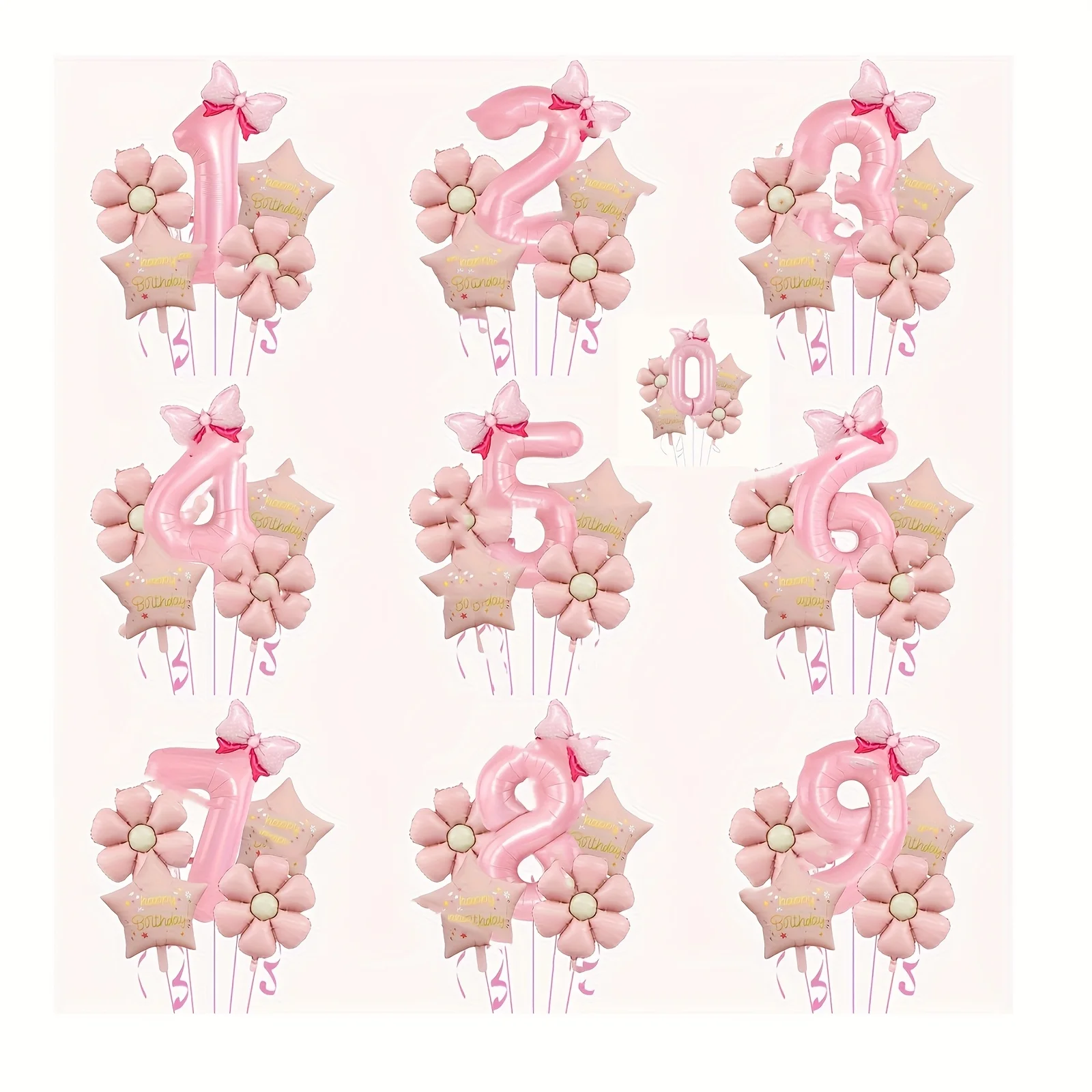 6-Piece Candy Pink …