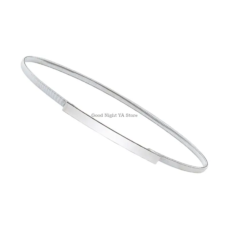 

Слим -посадочная цепная пояс для платьев растягиваемой металлической дизайнер