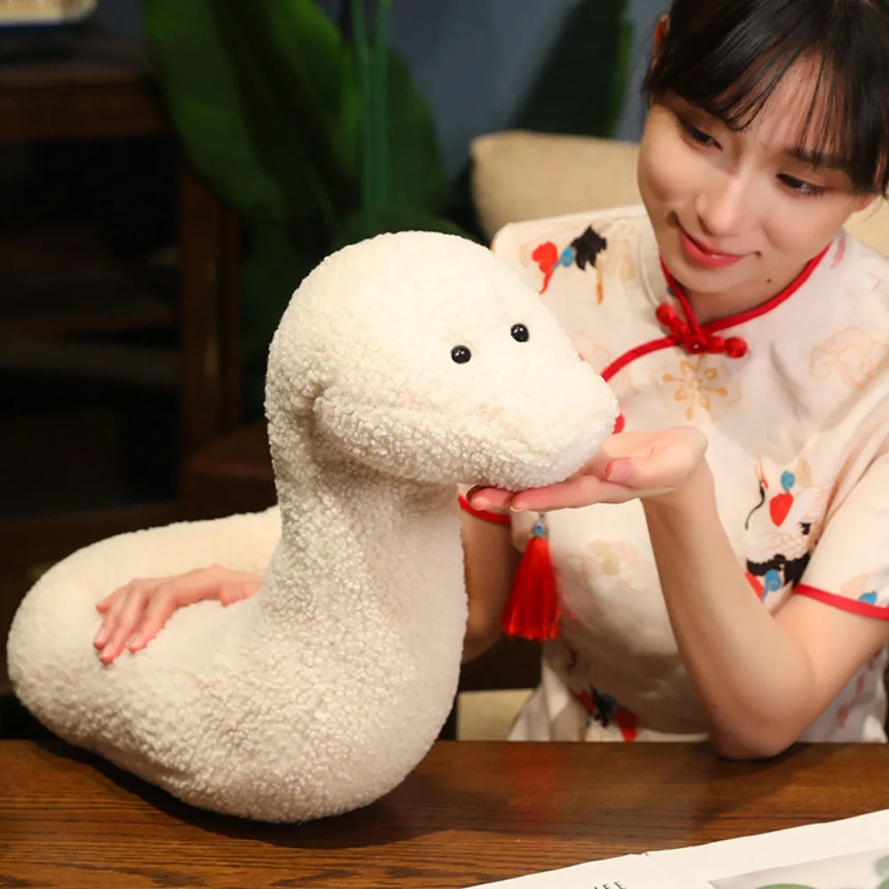 

Zodiac Happy New Year Snake Year PP Cotton Simulation Snake Year Mascot Creative Soft Snake Plushies Girls
