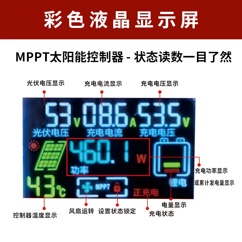 MPPT Solar Boost Charge Controller 600W 1200W Intelligent Charging Module for 48V 60V 72V Electric Bike And Scooter