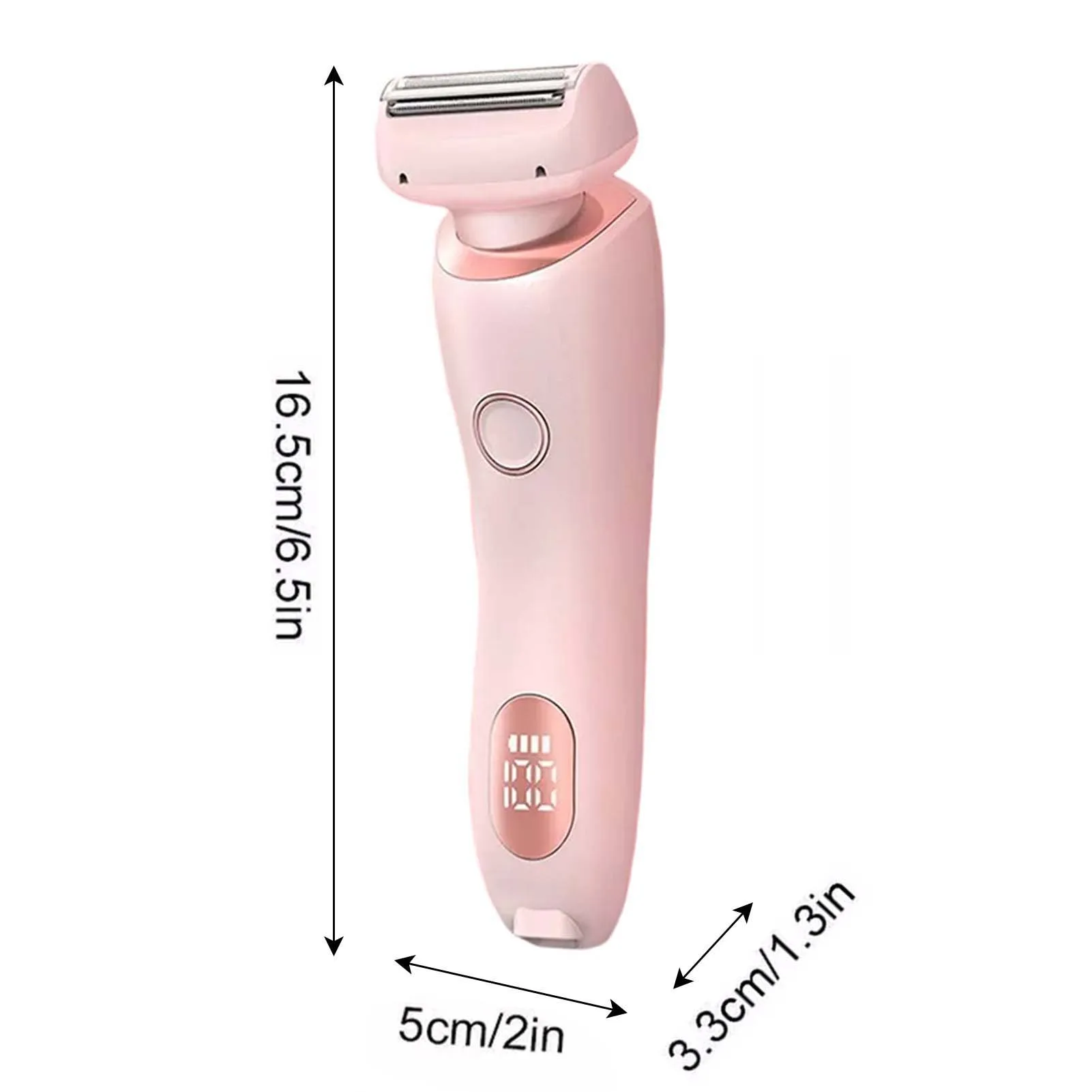 2 In 1 Portable Electric Shaver Women Handheld Electric Skin Hair for Armpit Hair Leg Hair Removal MIAO image 6