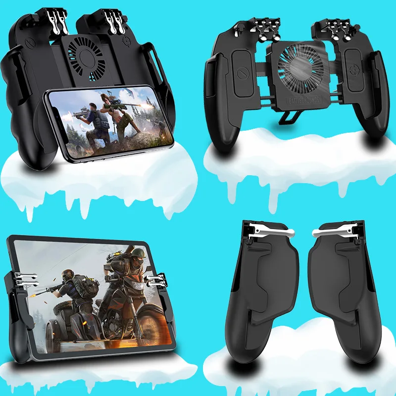 H11 PUBG Trigger Gaming Controller Gamepad For Ipad Tablet Aim Button Joystick Grip For Mobile Phone Fast Shooter Game Handle