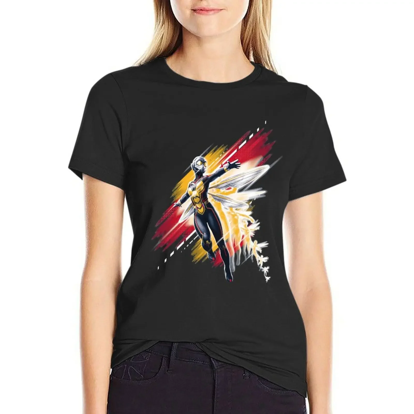 

Wasp T-Shirt anime vintage cute tops customizeds black t-shirts for Women