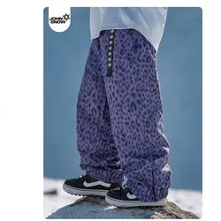 John Snow New Winter Waterproof Women And Men's Ski Pants Breathable Windproof Snow Trousers Outdoor Male Female Snowboard Pants