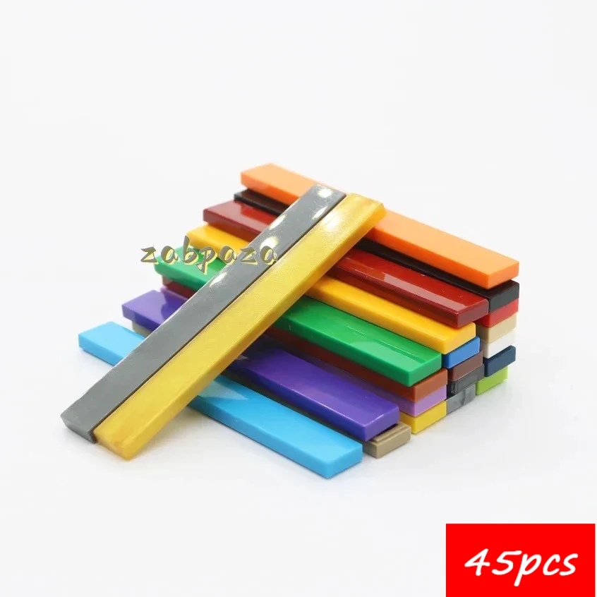 45PCS High-Tech Assemble Particle 4162 1x8 Brick Building Blocks Kit Replaceable Part Toy For Children Gifts