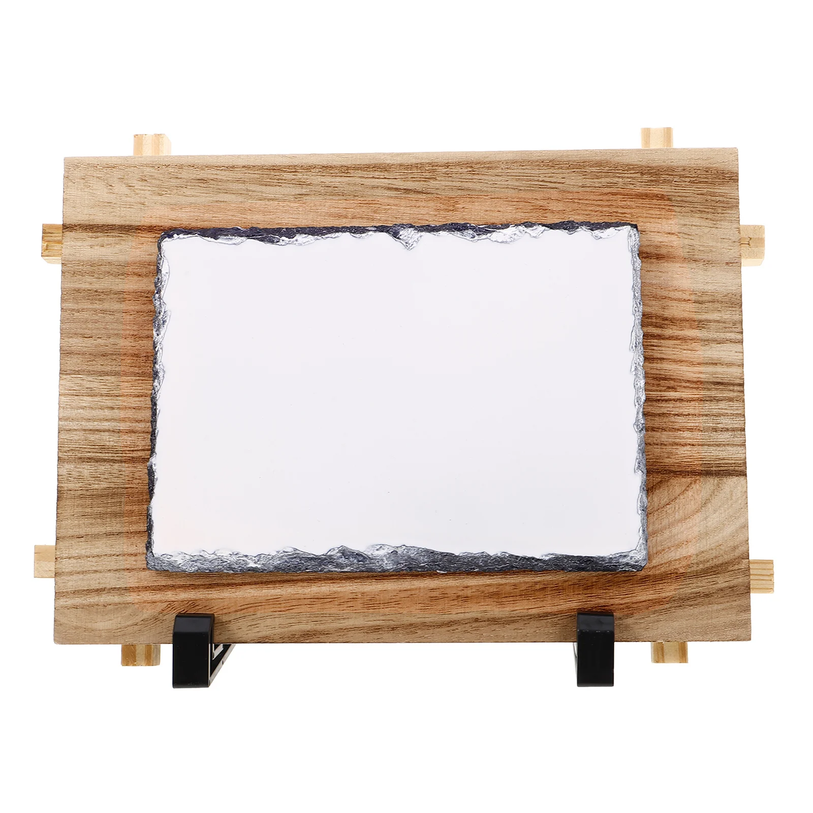 

Sublimation Photo Frame 12x17cm DIY Tabletop Keepsake Unique Natural Stone Textures Vibrant Longlasting Images Glossy