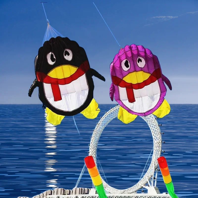 free shipping penguin kites flying toys for children kites new cartoon kites factory flying toys for children Wind power flying