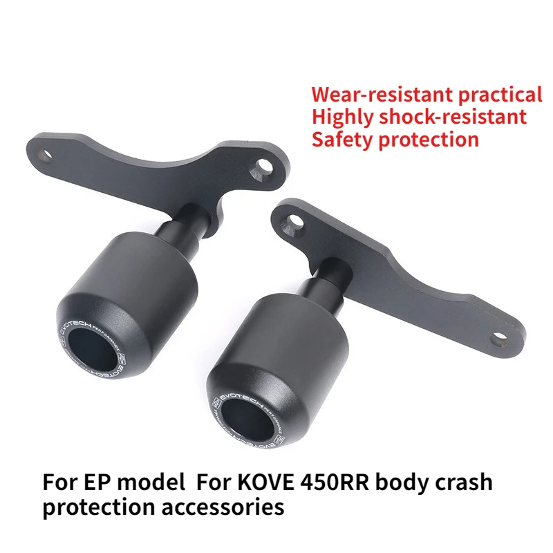 

For KOVE 450RR Engine Crash Protector Frame Sliders Motorcycle Anti-Fall Bar Bobbins EP Protection Accessories CNC Aluminum