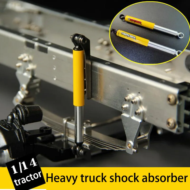 

Dummy Shock Absorber Front/Rear Suspension Shock for 1/14 Tamiya RC Truck Trailer Tipper R470 R620 Benz 770s Volvo FH16 DIY Part