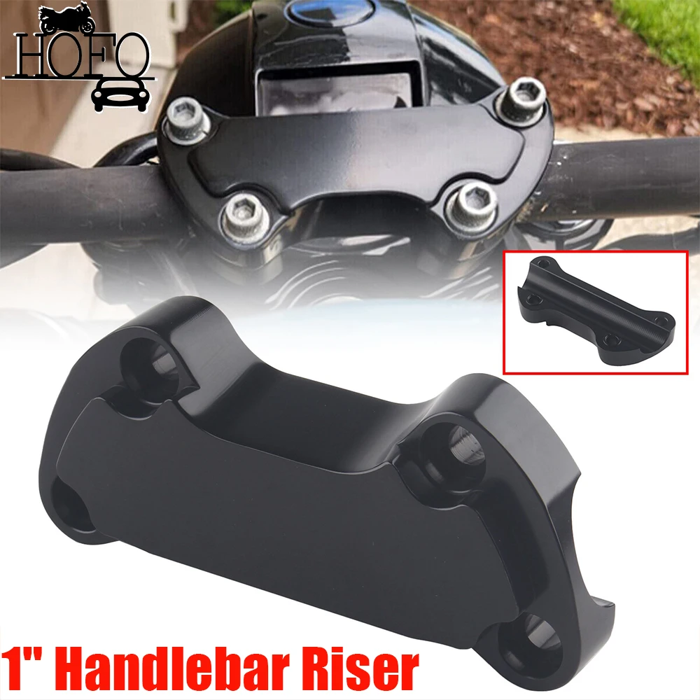 

1" Motorcycle Handlebar Riser Top Clamp Cover CNC Aluminum For Harley Davidson FX Softail XL FX FXR FX Dyna ﻿