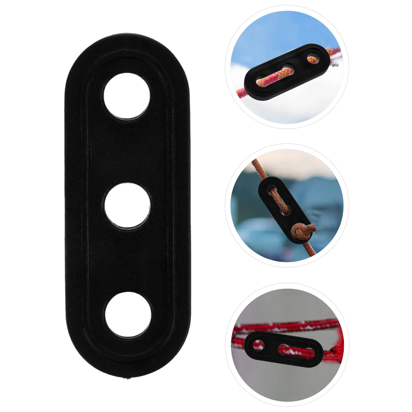 

100 Pcs Tent Buckle Camping Wind Cord Buckles Stable Rope Tensioner Tarpaulin Fixed Clips Black