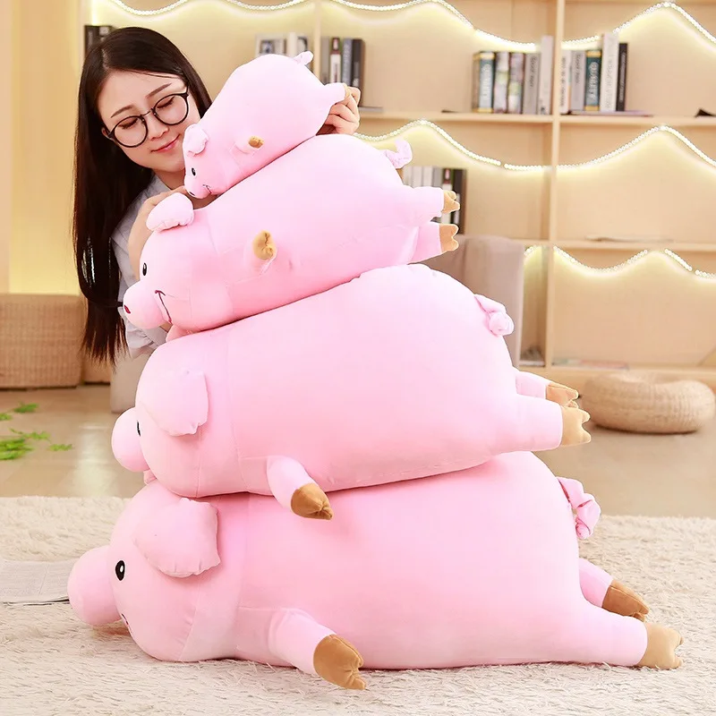 Cute Pig Doll Plush Toy Pig Doll Cloth Doll Korean Funny Sleep Pillow Girl Gift