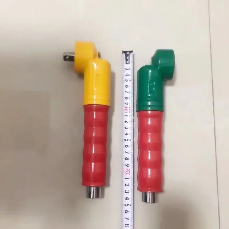 Special wrench for screw removal of rotary tiller Right angle linkage Large torque stubble extinguisher Wrench Electric gas