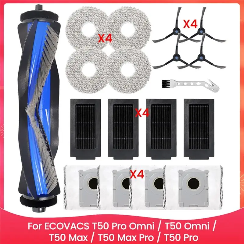 

Незаменимые аксессуары для робота-пылесоса Ecovacs T50 Pro Omni / T50 Omni / T50 Max / T50 Max Pro / T50 Pro