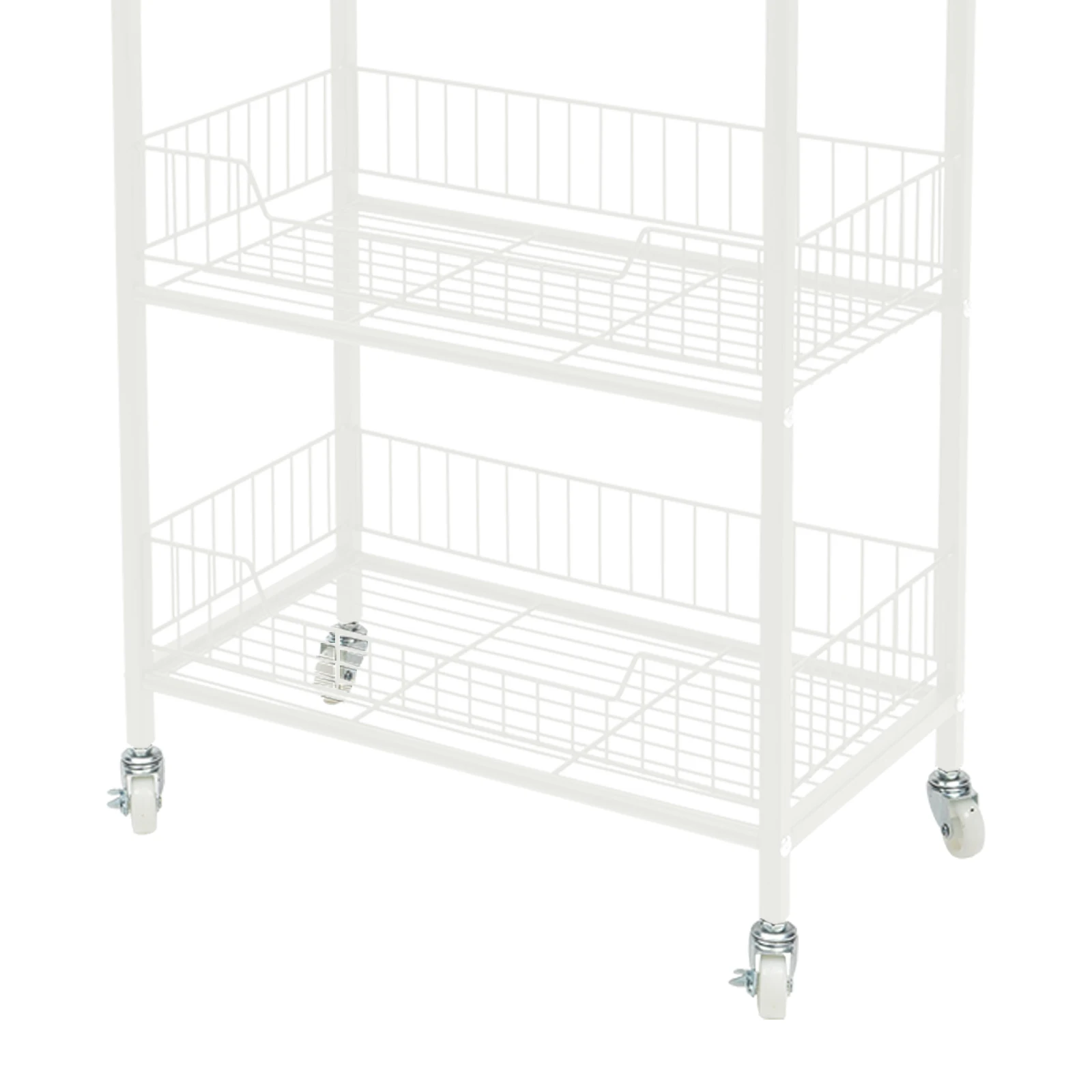 4-stufiger Einzelhandels-Display-Rack-Ständer für Snacks, Süßigkeiten, Organizer, Korb, Ständer, Wagen