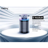 Kamry Electric Hookah Heating Head 6000mah Battery 80w Rechargeable Shisha Bowl Set