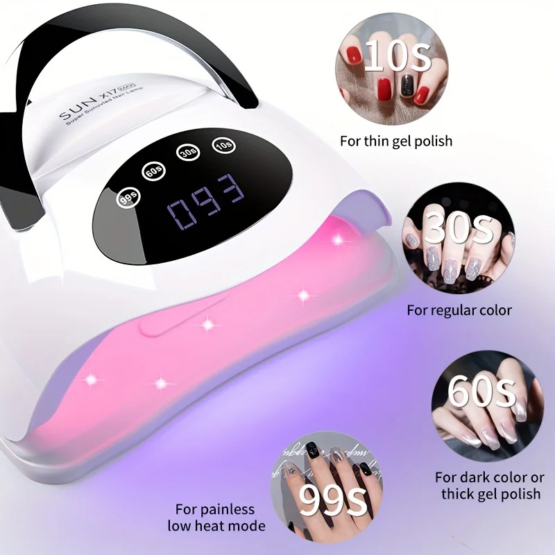 Professional UV LED Nail Lamp Big Power 72LEDs Nail Dryer Light For Manicure Drying Gel Nail Polish Sensor Nails Art Tools