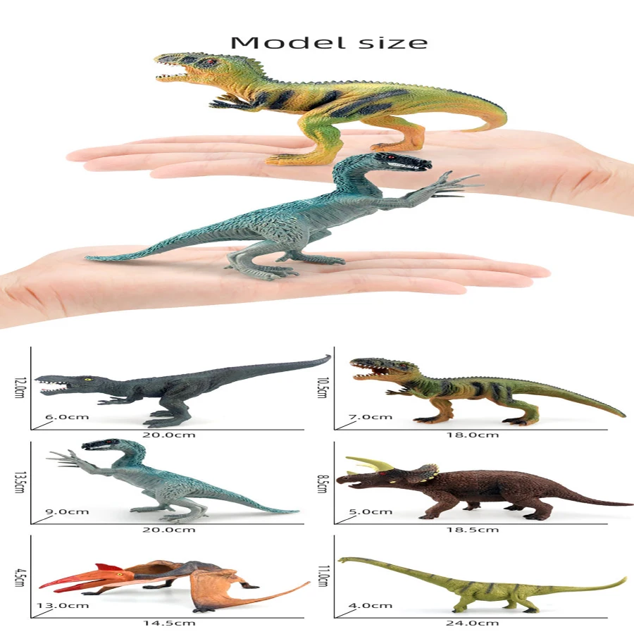 1pcs- Oenux Mini Jurassic Stegosaurus Saichania Solid PVC Dinosaur World Animal Model Action Figures Collection Toy For Kids