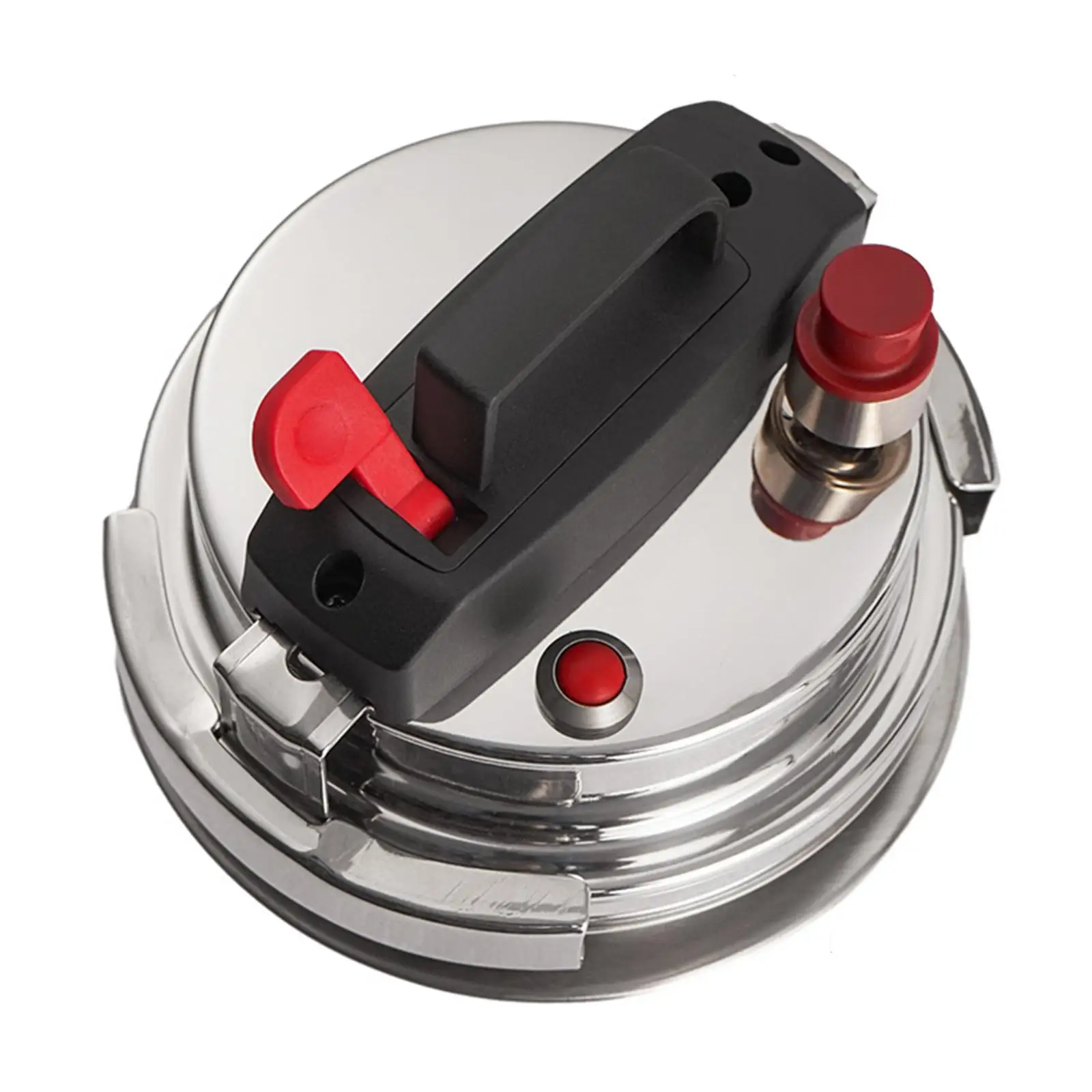 Compact Stainless Steel Pressure Cooker for Versatile Cooking, 6L Capacity