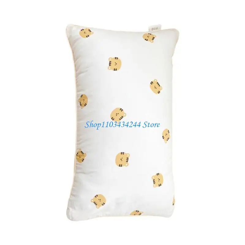 

Хлопковая наволочка с принтом животных для новорожденных, дышащая наволочка