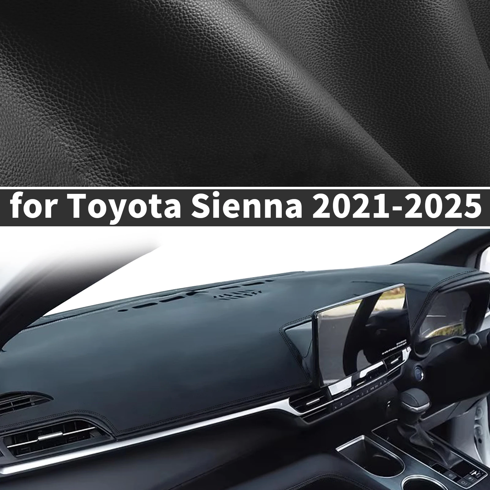 

for Toyota Sienna 2025-2021 XL40 fit Dashboard Cover Sun Shade Dash Mat Anti‑Glare Anti‑Reflection Carpet Dash Pad Dashmat