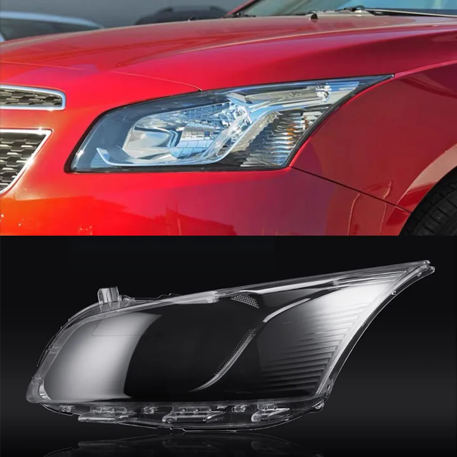 

Wooeight 1Pc Transparent Lampshade Cover Lamp Shade Front Headlight Lens Shell For Chevrolet Cruze 2015-2016 Transparent Cover