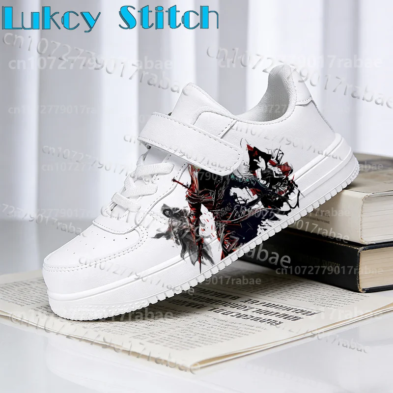Unisex A-Assassin's Creeds Youth Campus Basketball Shoes for Boys Four Seasons Universal White Tennis Shoes 2026 Gift