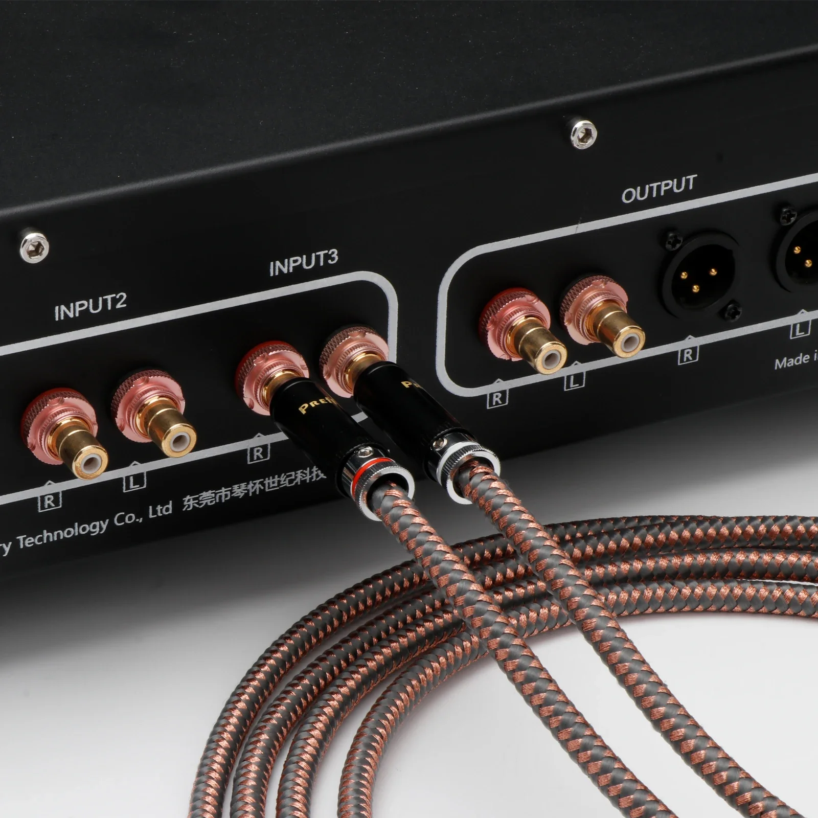 

Hifi high-end Accuphase 40th Anniversary Edition OCC pure copper RCA Interconnect Audio WBT Rhodium Plated CD amplifier amp