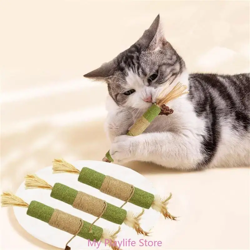 Catnip Sticks for Cat Kitten Edible Licking Teaser Toy Chewing Matatabi Hairball Removal Treat