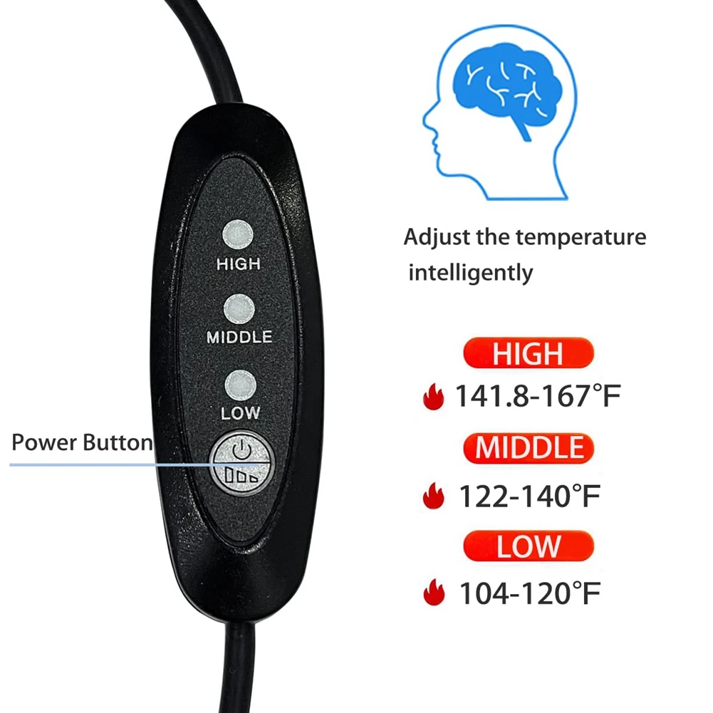 Отопление объектива A26P с гибким кабелем вниз до -25 ℃   Предотвращает объектив от росы, тумана и конденсации для телескопа и камеры.