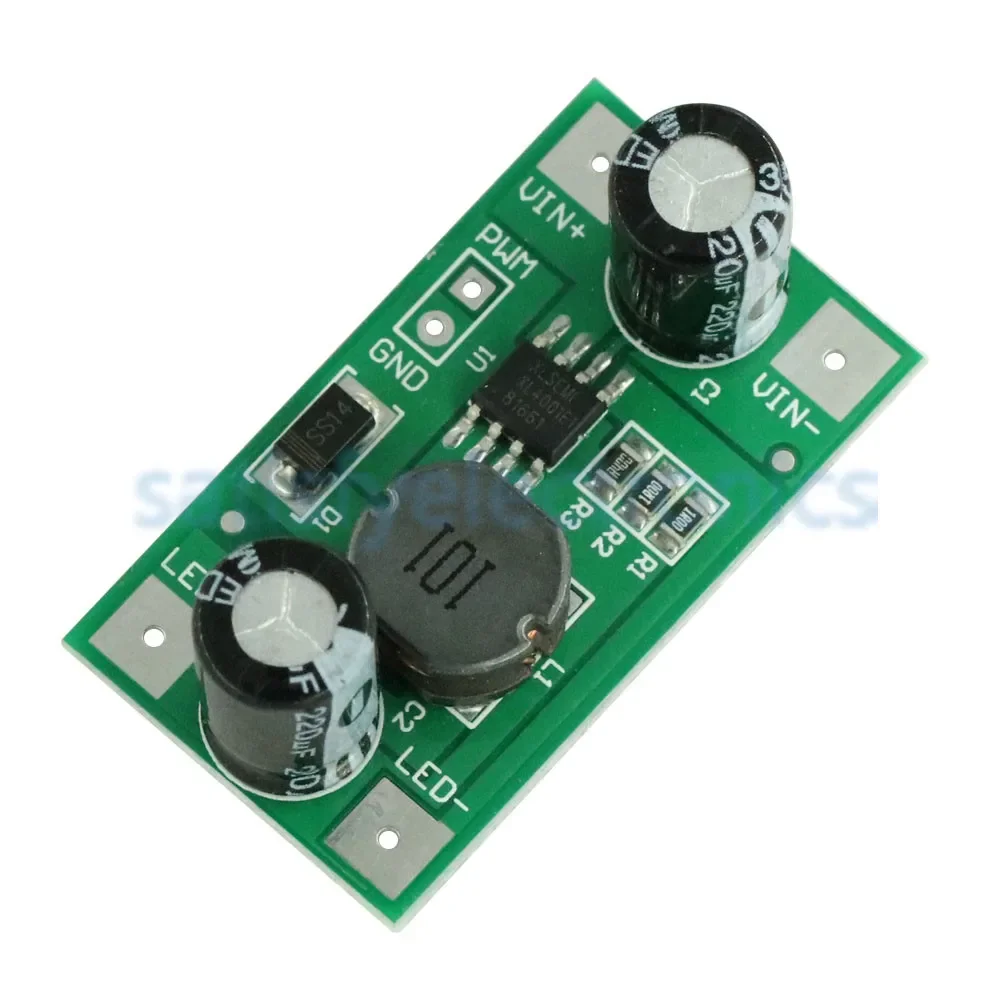 3W 5-35V светодиодный Driver 700mA PWM Dimming DC to DC Step-down Модуль постоянного тока