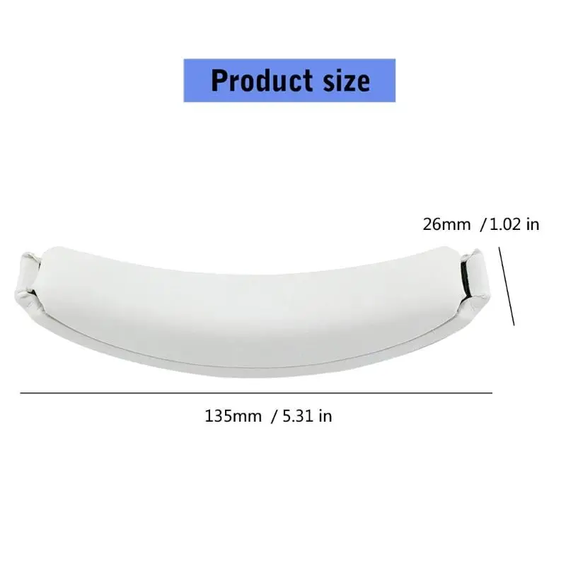 

Wear Resistant Synthetic Leather Headband Pad For QC35 QC35II QC45