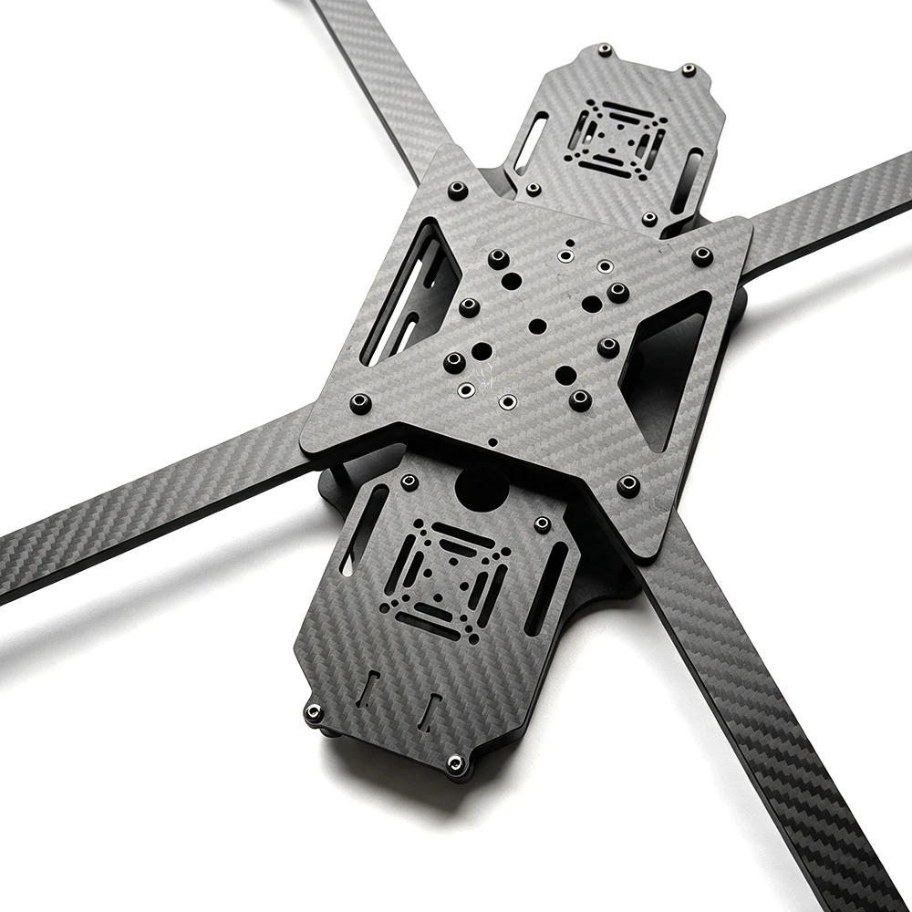 15 Inch 457mm Wheelbase 3K T300 Carbon Fiber Quadcopter Frame Kit Long Range FPV Drone DIY Frame Custom 3D Print Service MOQ 1PC