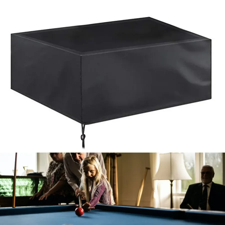 

Multi-size outdoor pool table dust cover, four-season protection, 210D Oxford cloth pool table protective cover